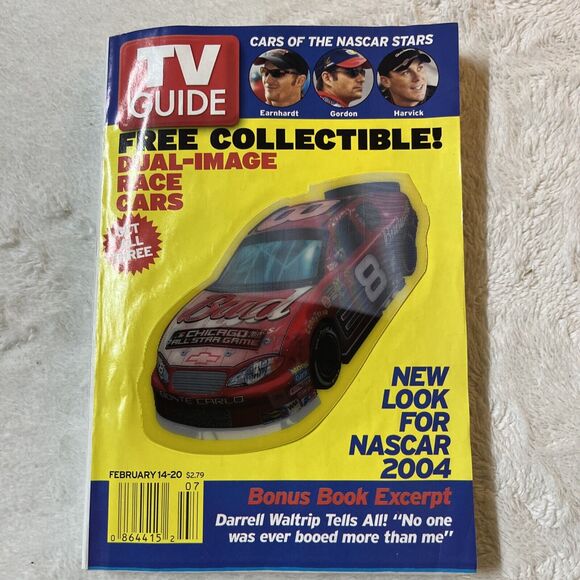 Lot of 4 TV Guide Books 2003 2004 NASCAR Collectible Dual-Image Car - Picture 6 of 10